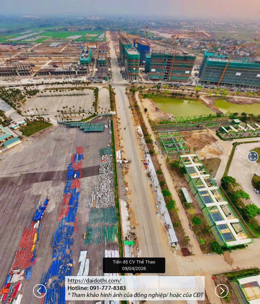 cập nhật tiến độ thi công dự án sun urban city ngày 13/4/2026