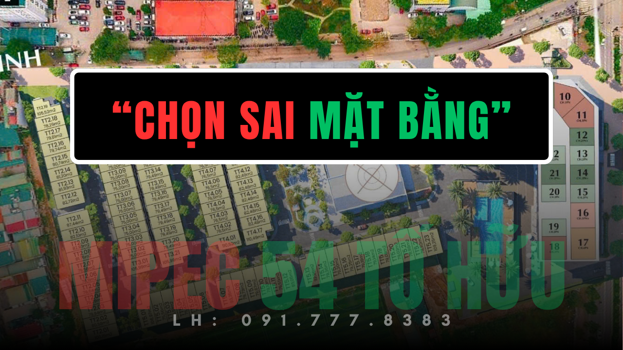 Mipec tố Hữu mặt bằng tổng thể dự án