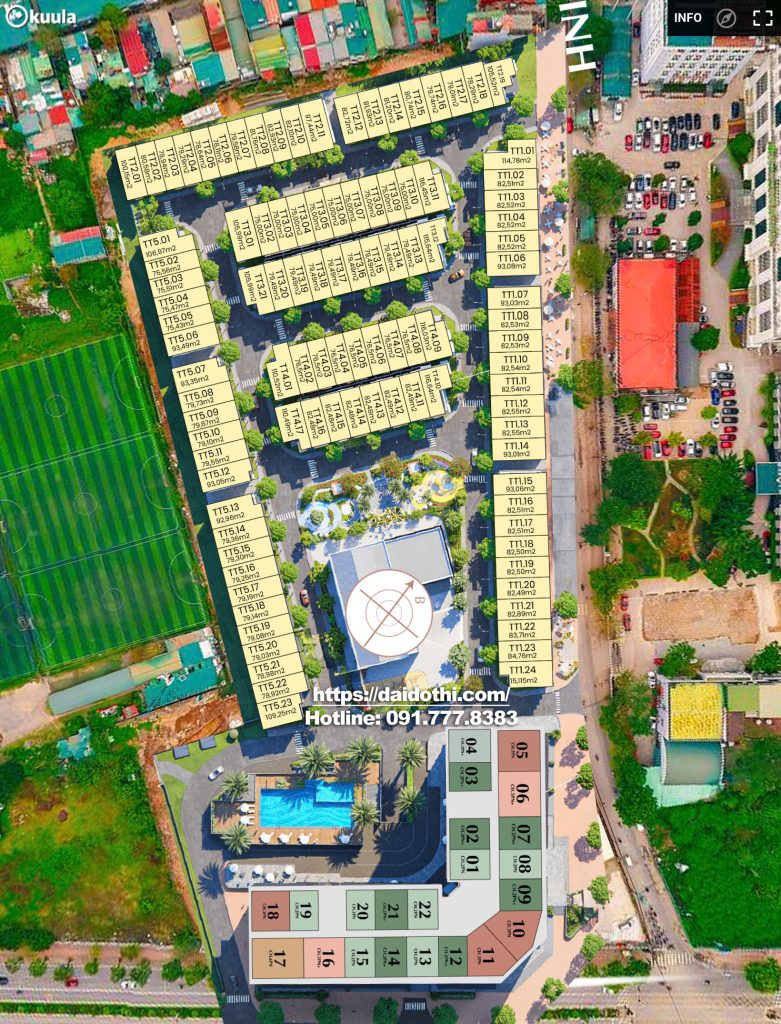 tổng mặt bằng mipec tố hữu - lương thế vinh