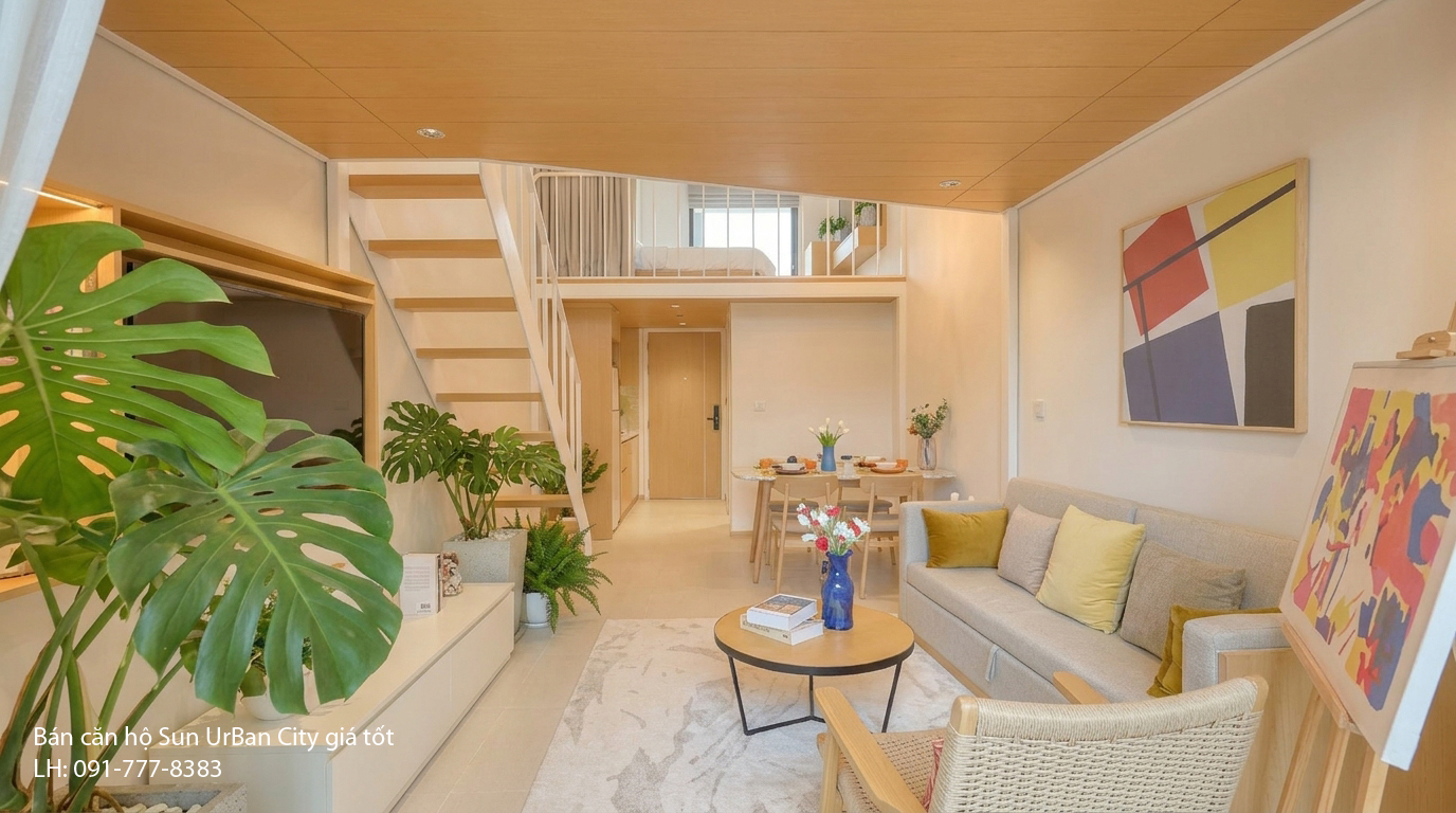 bán căn hộ studio dự án sun urban city giá rẻ nhất