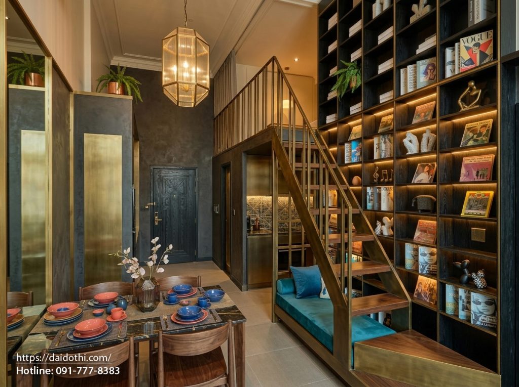 Thiết kế nội thất căn hộ Sun Urban City 2PN hiện đại rộng rãi