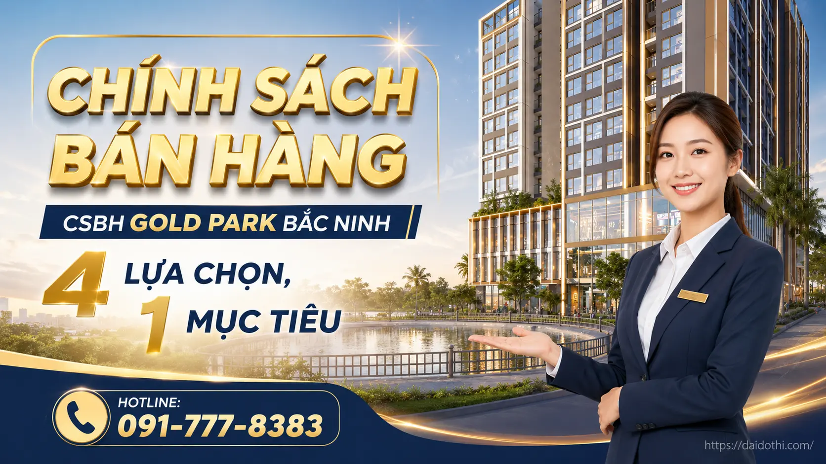 chính sách bán hàng gold park bắc ninh