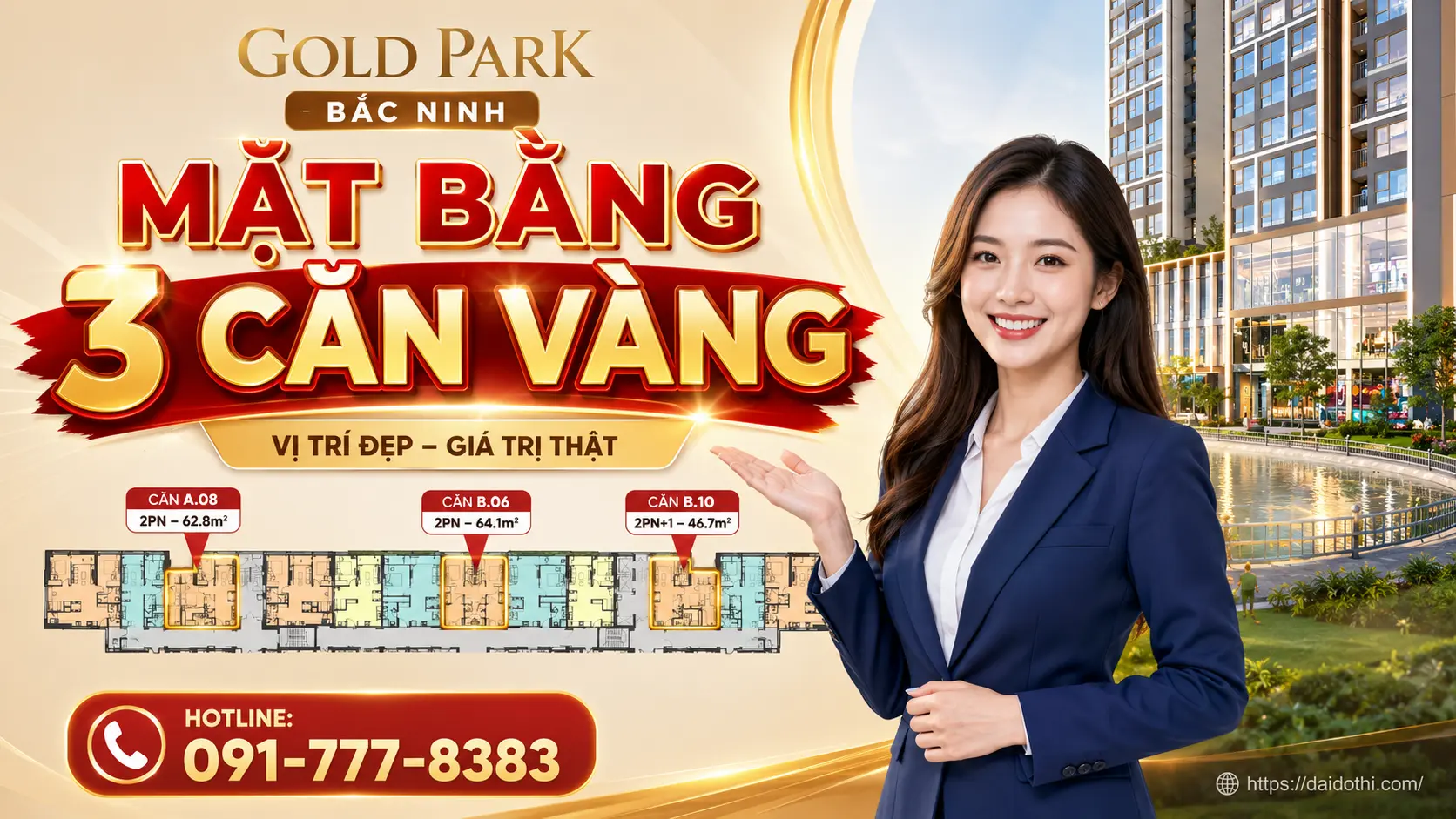 ảnh đại diện mặt bằng gold park bắc ninh ảnh đại diện