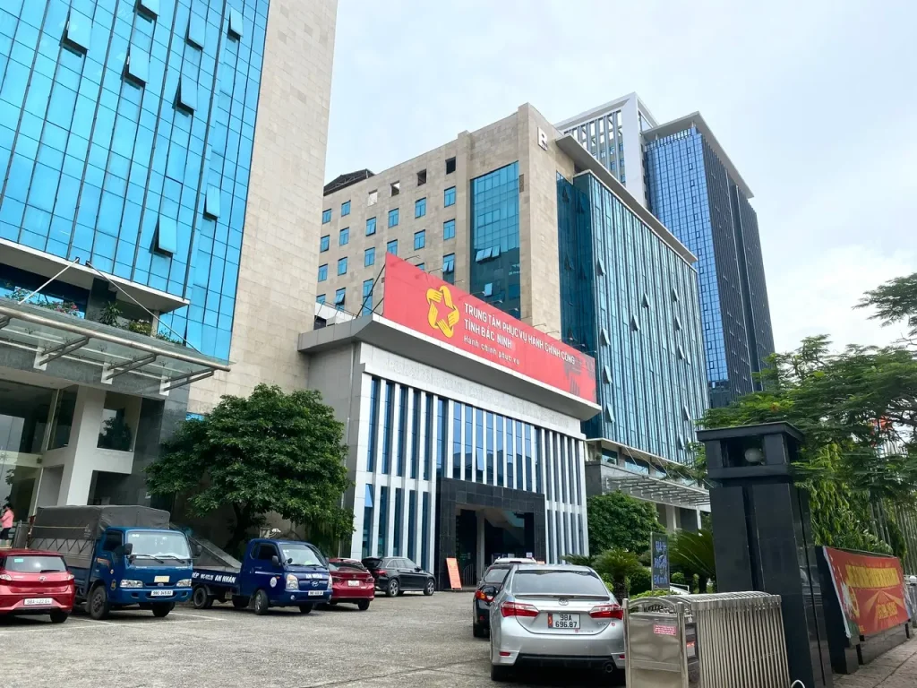 trung tâm hành chính bắc ninh rất gần vị trí gold park bắc ninh